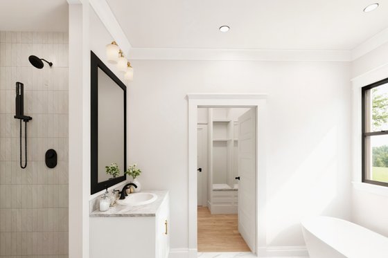Interior - Master Bathroom 1 for Farmhouse House Plan #1074-111 - 4 bed, 2 bath