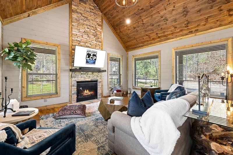 House Blueprint - Photo 13 for Cabin House Plan #1109-10 - 1 bed, 1 bath