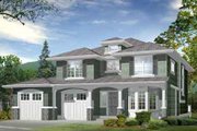 Traditional Style House Plan - 2 Beds 2.5 Baths 1962 Sq/Ft Plan #132-105 