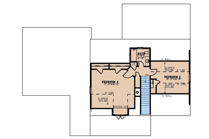 Dream House Plan - Floor Plan - Upper Floor for Country House Plan #923-226 - 3 bed, 2.5 bath