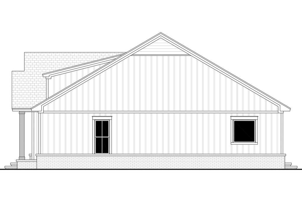 Exterior - Other Elevation for Farmhouse House Plan #430-452 - 3 bed, 2 bath