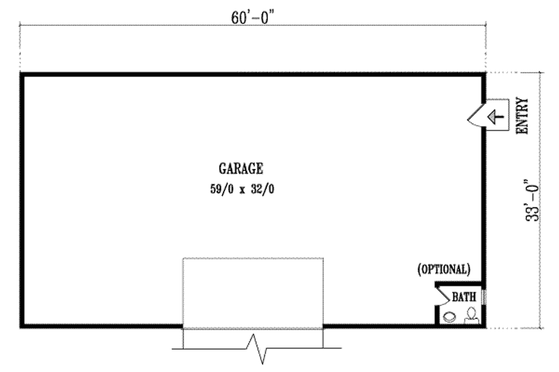 Dream House Plan - Floor Plan - Main Floor for Adobe / Southwestern House Plan #1-1150, 0 bath