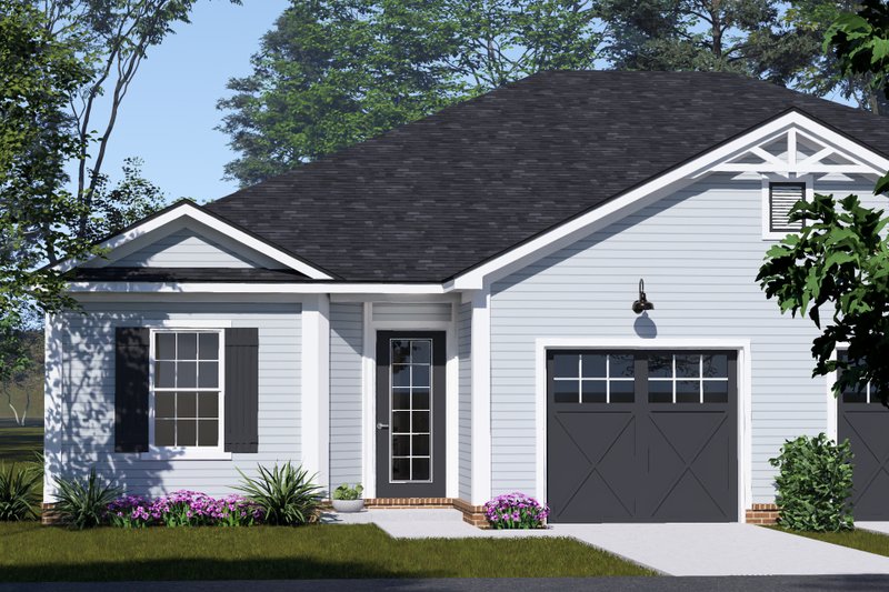 Architectural House Design - Exterior - Other Elevation for Cottage House Plan #513-2461 - 3 bed, 2 bath
