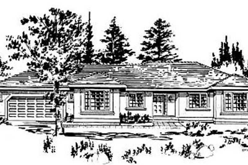 Home Plan - Ranch Exterior - Front Elevation Plan #18-144