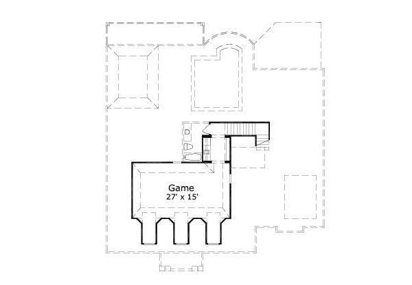 Colonial Floor Plan - Other Floor Plan #411-584