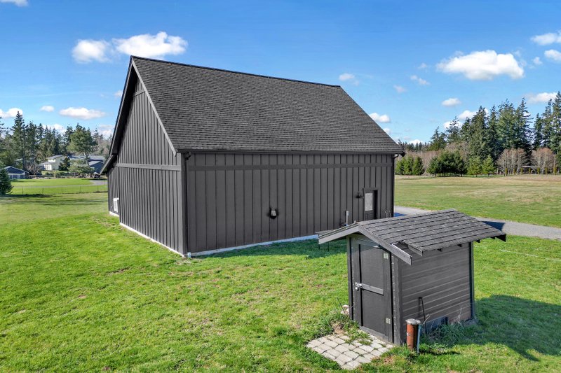 House Blueprint - Photo 8 for Barndominium House Plan #1070-120 - 1 bed, 1 bath