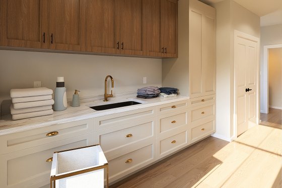 Interior - Laundry 2 for Farmhouse House Plan #126-310 - 3 bed, 2.5 bath