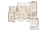 European Style House Plan - 4 Beds 3.5 Baths 4750 Sq/Ft Plan #36-246 