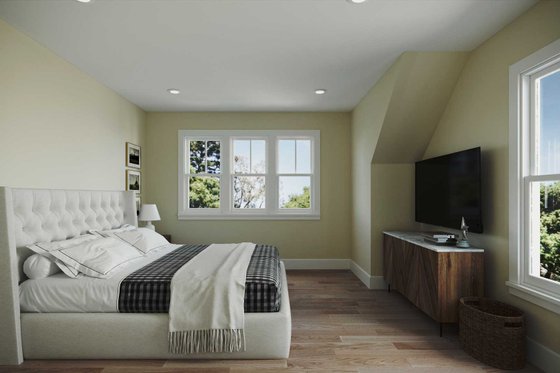Interior - Master Bedroom for Country House Plan #461-105 - 1 bed, 1 bath