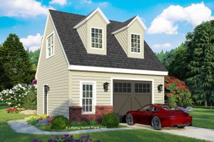 Contemporary Exterior - Front Elevation Plan #932-931