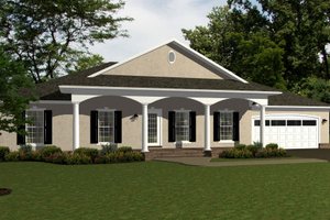 Dream House Plan - European Exterior - Front Elevation Plan #14-246