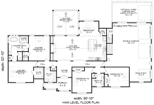 Home Plan - Farmhouse Floor Plan - Other Floor Plan #932-1234