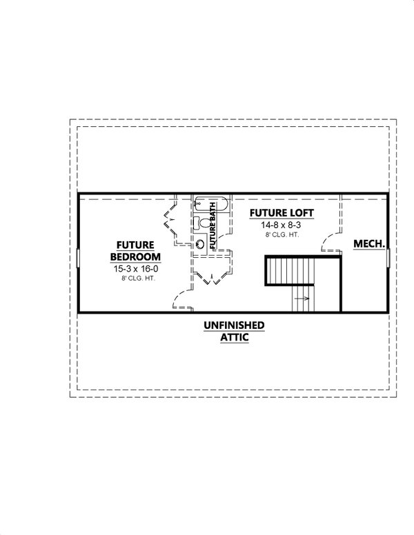 House Plan Design - Traditional Floor Plan - Other Floor Plan #1080-19