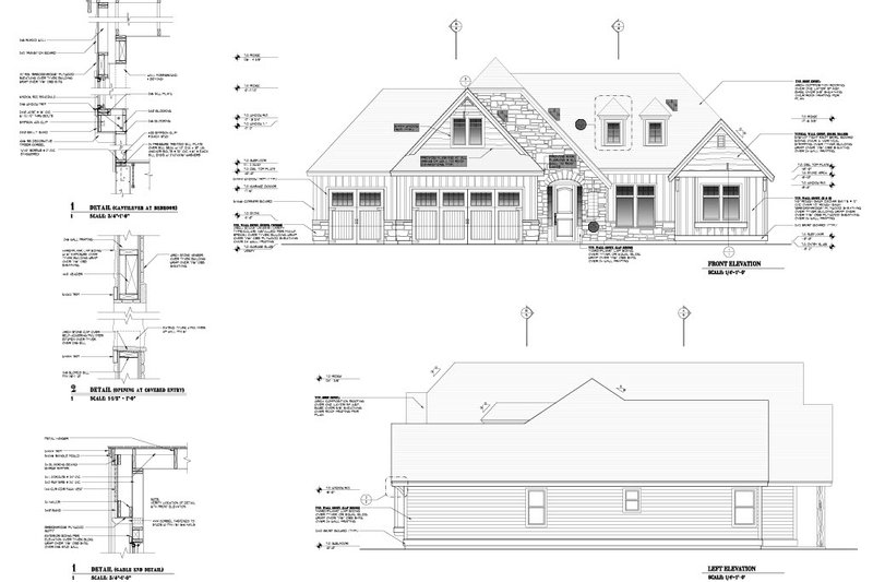 House Design - Exterior - Other Elevation for Craftsman House Plan #53-677 - 3 bed, 2.5 bath