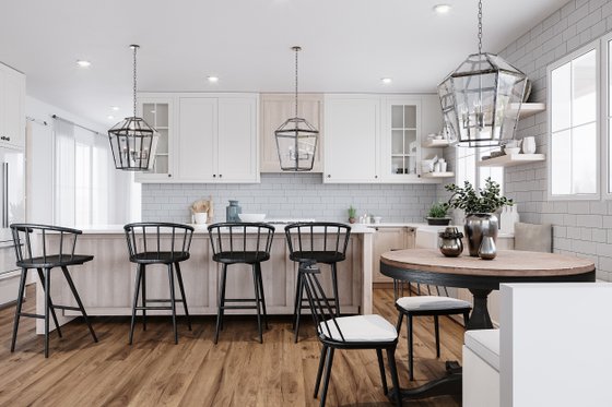 Interior - Kitchen 1 for Farmhouse House Plan #23-2792 - 5 bed, 2.5 bath