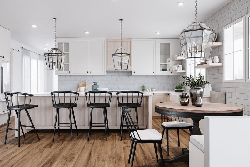 House Blueprint - Interior - Kitchen 1 for Farmhouse House Plan #23-2792 - 5 bed, 2.5 bath