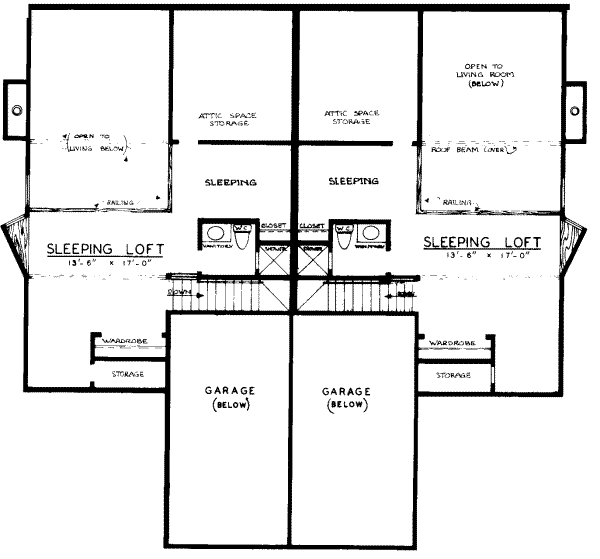Floor Plan - Upper Floor Plan #303-272