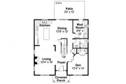 Colonial Style House Plan - 4 Beds 3 Baths 2717 Sq/Ft Plan #124-958 