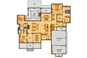 Country Style House Plan - 4 Beds 5.5 Baths 4698 Sq/Ft Plan #1081-45 Floor 