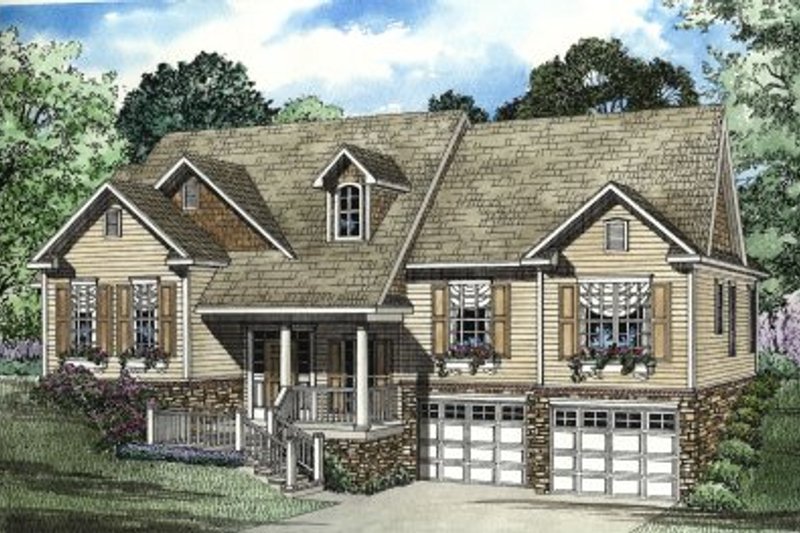Home Plan - Traditional Exterior - Front Elevation Plan #17-303