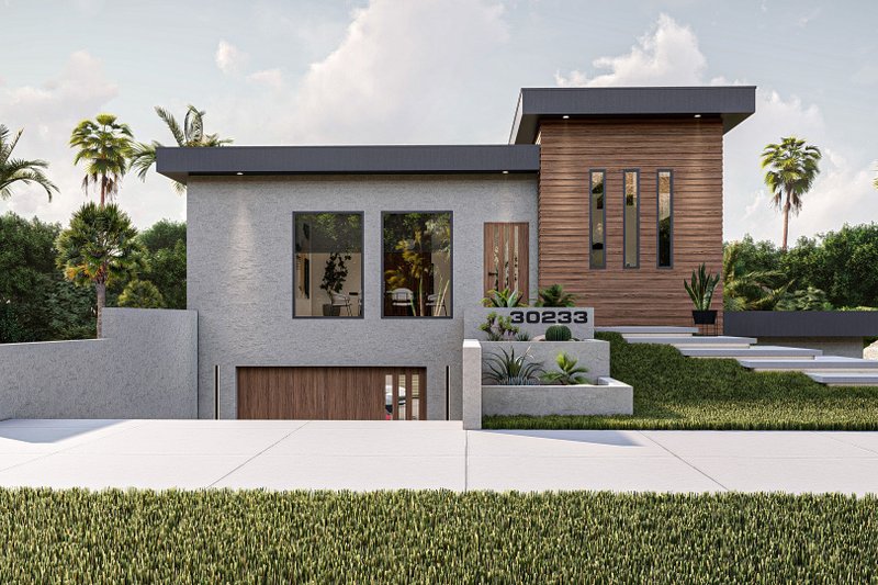 House Plan Design - Modern Exterior - Front Elevation Plan #455-661