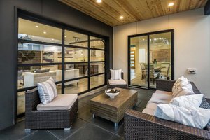 Exterior - Outdoor Living 1 for Modern House Plan #1066-3 - 3 bed, 4.5 bath