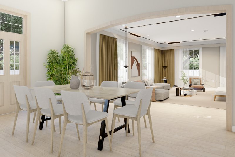 Home Plan - Interior - Dining Room for Ranch House Plan #1060-23 - 4 bed, 2 bath