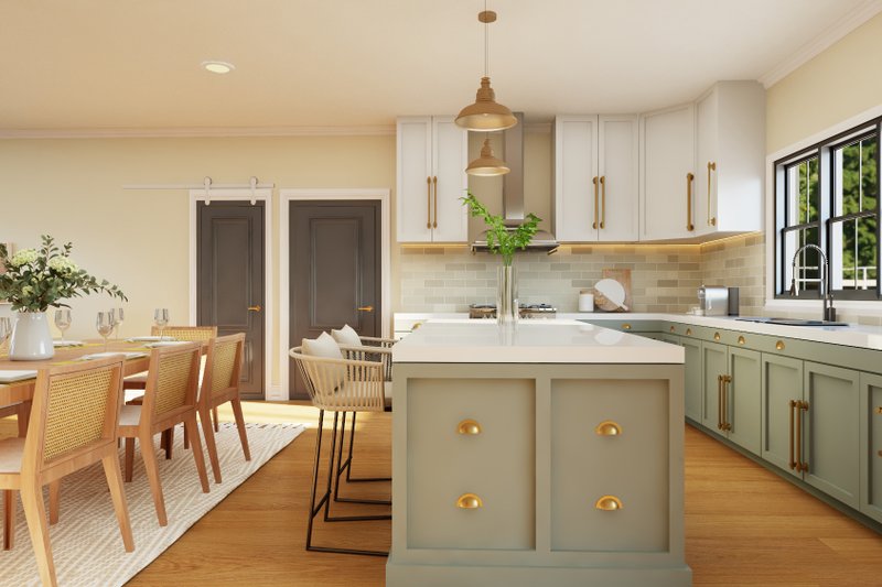 House Plan Design - Interior - Kitchen 1 for Ranch House Plan #1064-337 - 2 bed, 2 bath