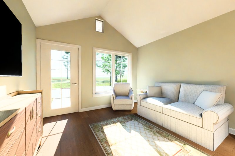 Architectural House Design - Interior - Family Room 2 for Cottage House Plan #513-2426 - 1 bed, 1 bath