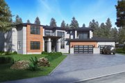 Contemporary Style House Plan - 5 Beds 4.5 Baths 5195 Sq/Ft Plan #1066-73 