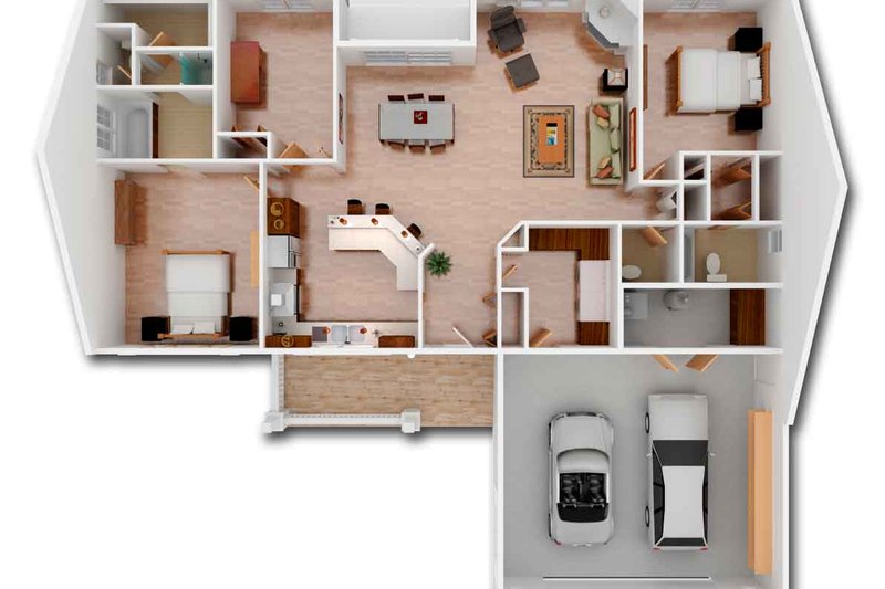 Home Plan - Exterior - Other Elevation 1 for Country House Plan #427-10 - 3 bed, 2.5 bath