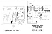 Contemporary Style House Plan - 4 Beds 2 Baths 1917 Sq/Ft Plan #1100-26 