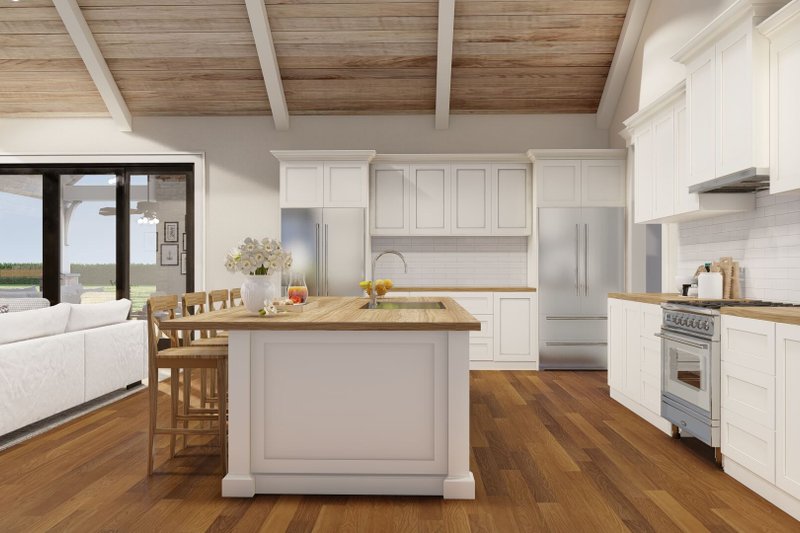 Home Plan - Interior - Kitchen 1 for Farmhouse House Plan #923-346 - 4 bed, 3.5 bath