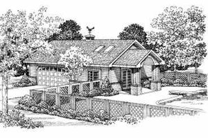 Traditional Exterior - Front Elevation Plan #72-274