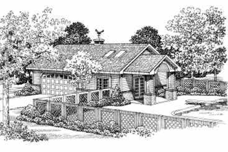 Architectural House Design - Traditional Exterior - Front Elevation Plan #72-274