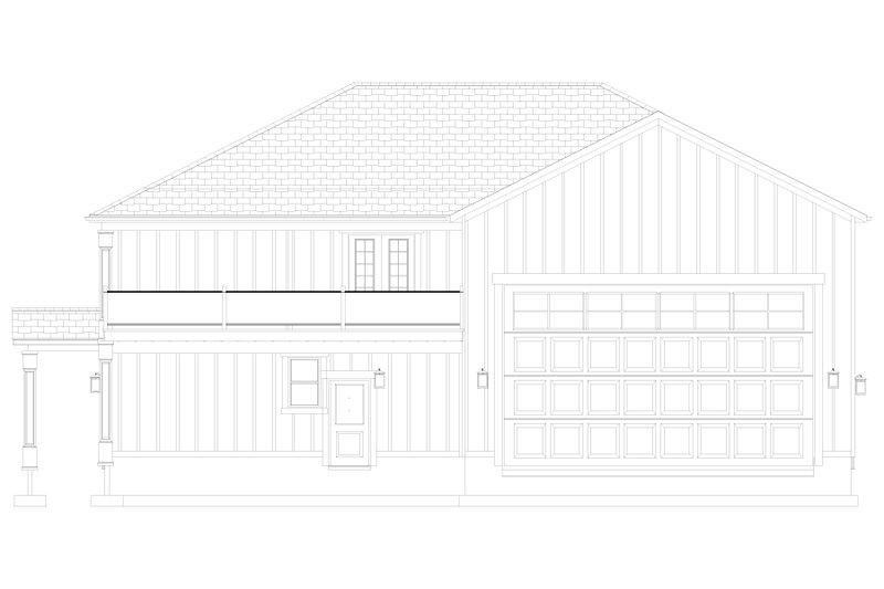 House Plan Design - Exterior - Rear Elevation 3 for Barndominium House Plan #1060-371 - 1 bed, 2 bath