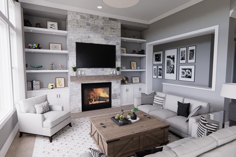 Dream House Plan - Interior - Family Room 2 for Traditional House Plan #51-1323 - 4 bed, 3 bath