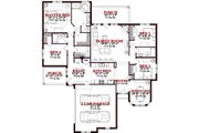 Traditional Style House Plan - 4 Beds 3 Baths 2204 Sq/Ft Plan #63-306 