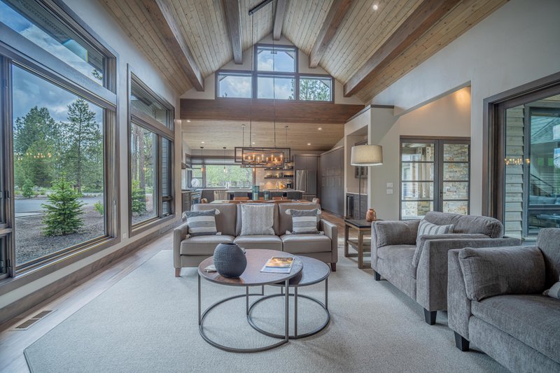 House Blueprint - Interior - Family Room 2 for Contemporary House Plan #892-43 - 4 bed, 4.5 bath