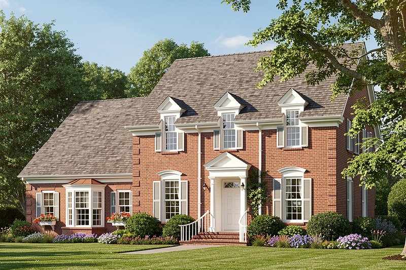 Architectural House Design - Classical Photo Plan #137-325