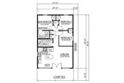 Cabin Style House Plan - 3 Beds 2 Baths 852 Sq/Ft Plan #1061-25 