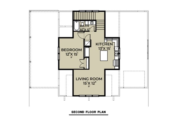 Farmhouse Floor Plan - Upper Floor Plan #1070-198