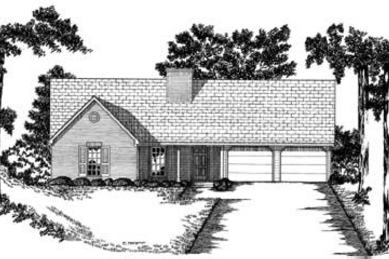 House Design - Ranch Exterior - Front Elevation Plan #36-255