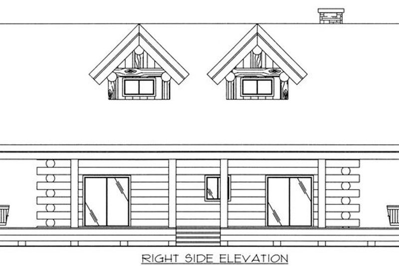 Dream House Plan - Right Elevation