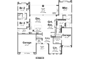 Modern Style House Plan - 3 Beds 2.5 Baths 2727 Sq/Ft Plan #455-705 Floor 