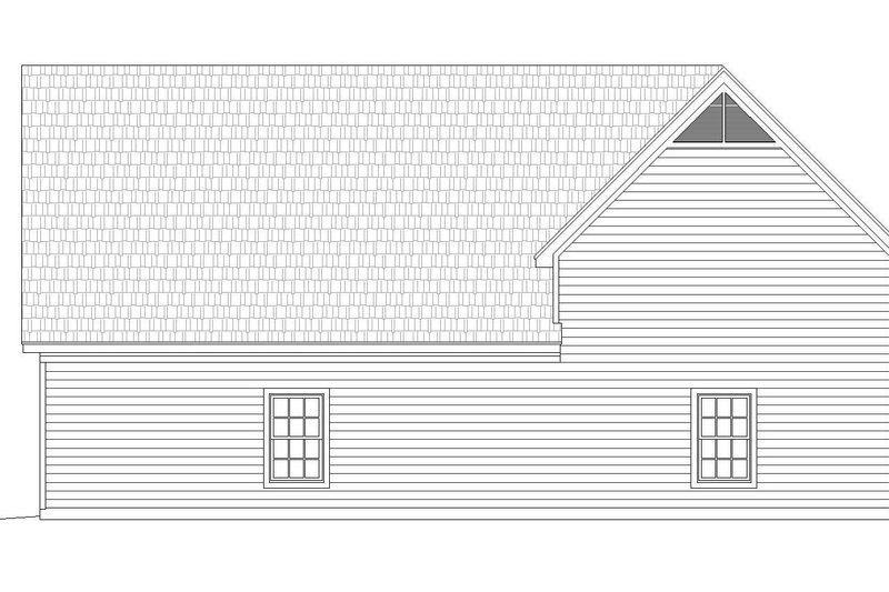 Architectural House Design - Exterior - Rear Elevation for Country House Plan #932-267, 0 bath