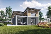 Contemporary Style House Plan - 2 Beds 1 Baths 935 Sq/Ft Plan #924-12 