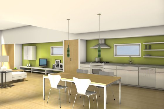 Interior - Other 6 for Modern House Plan #497-22 - 2 bed, 2 bath