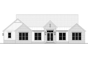 Exterior - Front Elevation 4 for Farmhouse House Plan #430-361 - 3 bed, 2.5 bath