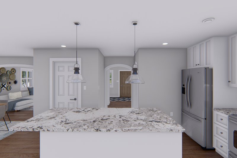 Architectural House Design - Interior - Kitchen 3 for Traditional House Plan #1060-138 - 4 bed, 2.5 bath